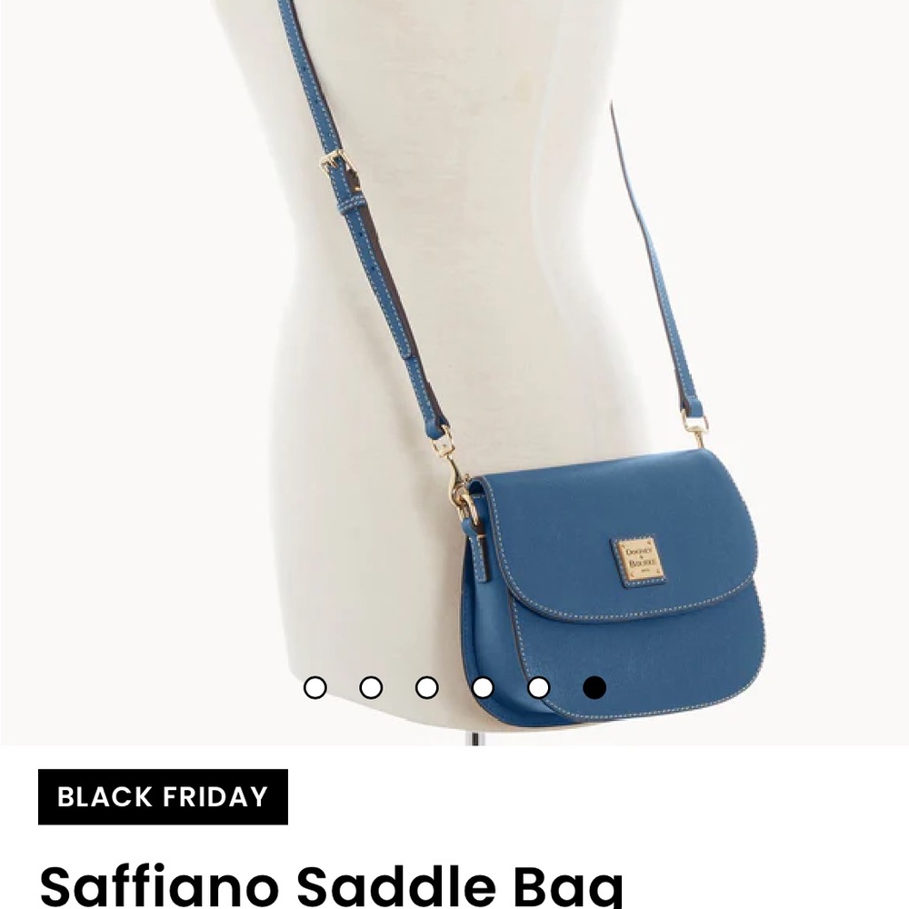 Dooney & Bourke Blue Crossbody Bag - Picture 3 of 9